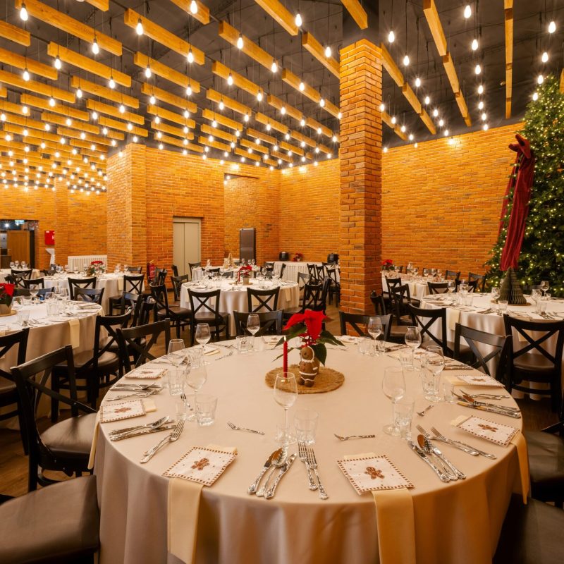 Vianočná výzdoba v eventovej sále Mamut Pub Poprad