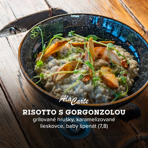 Risotto s gorgonzolou – Mamut Poprad – AlaCarte 2025